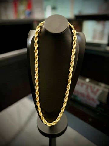 Chaîne en Acier inoxydable 18k Torsadée