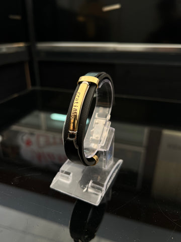 BRACELET GRATITUDE CUIR ACIER