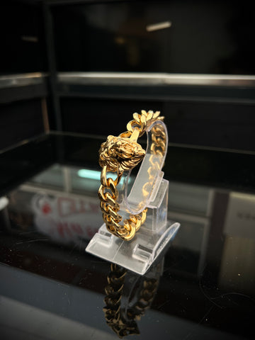 BRACELET LION ACIER