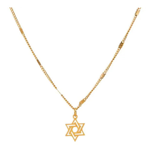 Collier Blinn en acier doré