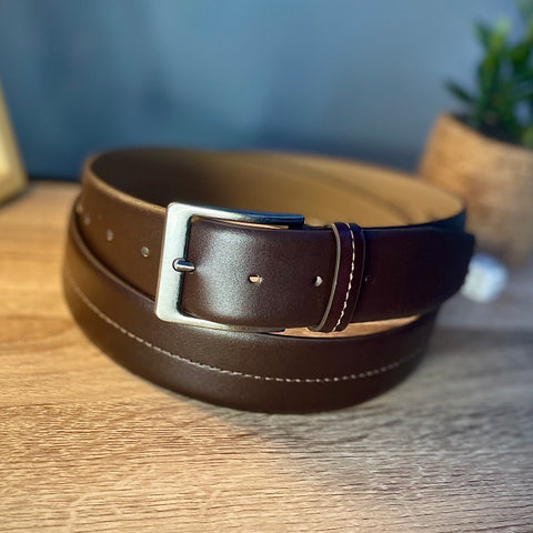 Ceinture en Cuir Marron