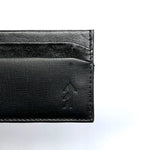Porte-cartes en cuir Malibu - Noir