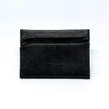 Porte-cartes en cuir Malibu - Noir